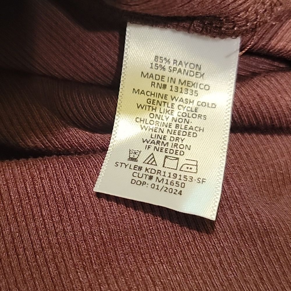 Nine Britton Chocolate Sleeveless Maxi Dress W Ruching On Sides Sz Med - Picture 10 of 10